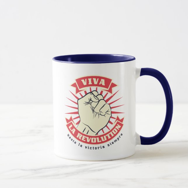Caneca Viva a revolução (Direita)