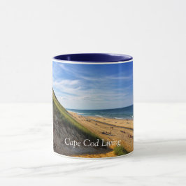Caneca viva de Cape Cod - cena da praia de Truro