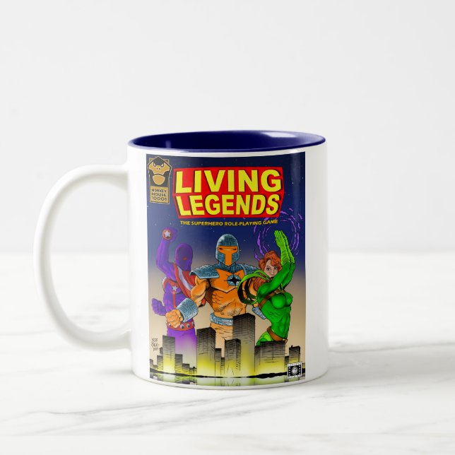 Caneca VIVA do cobrir das LEGENDAS (Esquerda)