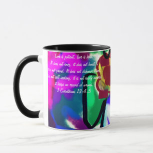 Caneca viva e ame os girassóis