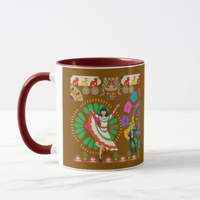 Caneca Viva Fiesta Dreams marrom (Esquerda)
