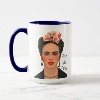 Caneca Viva La Vida - Frida Kahlo Mug