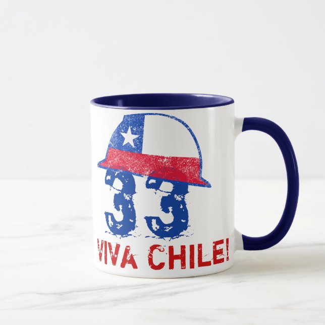 Caneca Viva o Chile! (Direita)