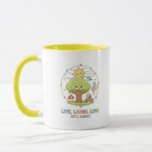 Caneca Viva Ria Ame Ilustração - Feliz Jornada pela Natur