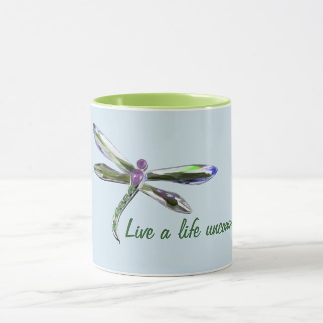 Caneca Viva uma vida incomum - Dragonfly Mug (Centro)