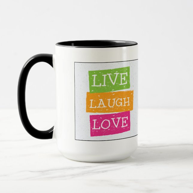 Caneca Vive o amor 2 do riso (Esquerda)