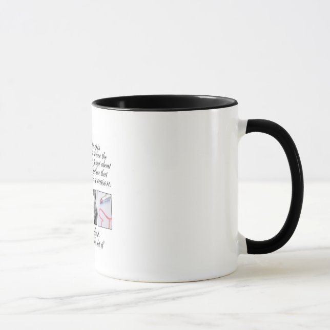 Caneca Vive sua vida, nenhuns pesares (Direita)