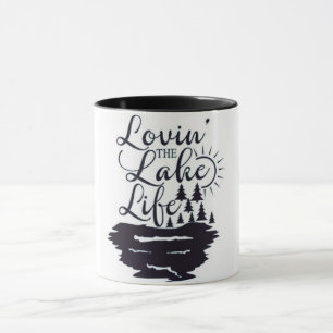 CANECA **VIVENDO A VIDA DO LAGO** NESTE LEGAL