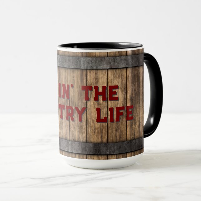 Caneca Vivendo a vida no campo (Frente Esquerda)