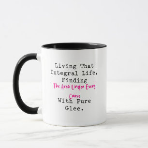 Caneca Vivendo aquela Curva de Vida Integral Área Alegria
