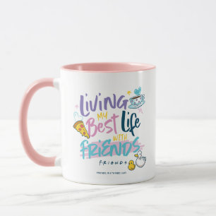 Caneca Vivendo minha melhor vida com FRIENDS™