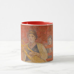 Caneca Vizinho de Pompeia, Fresco, músico antigo