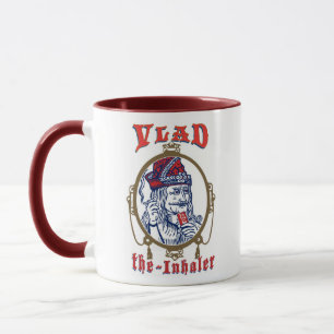 Caneca Vlad o Inalador Vampiro da Maconha Humor