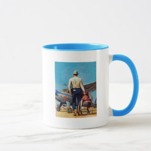 Caneca Voando Cowboy por Mead Schaeffer
