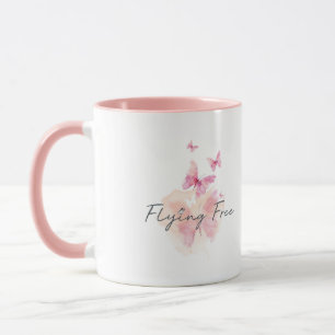 Caneca Voando Livre 11 oz. Pink Coffee Mug
