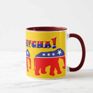 Caneca Você Betcha! & elefantes modernizados do GOP