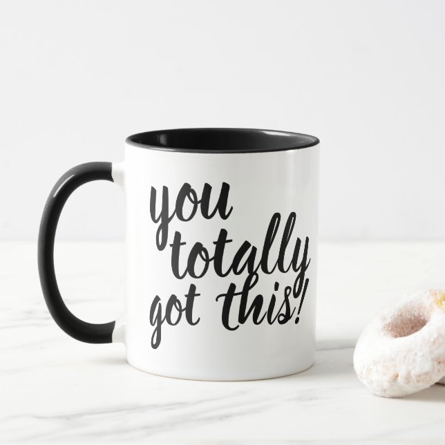 Caneca Você consegue com tudo! (Com Donut)
