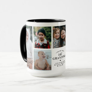 Caneca Você é a melhor colagem de 7 fotos (vovó/outros)