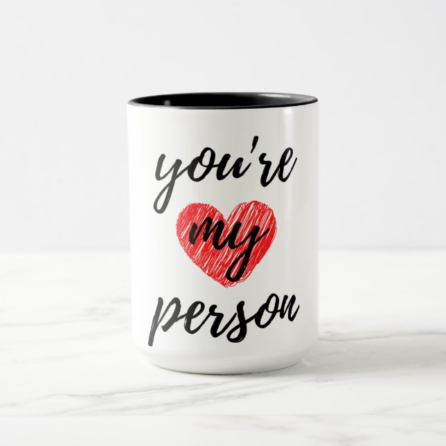 Caneca Você é a minha pessoa negra (Centro)