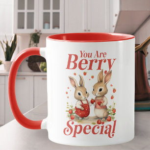 Caneca Você É Berry Special Bunnies E Corações