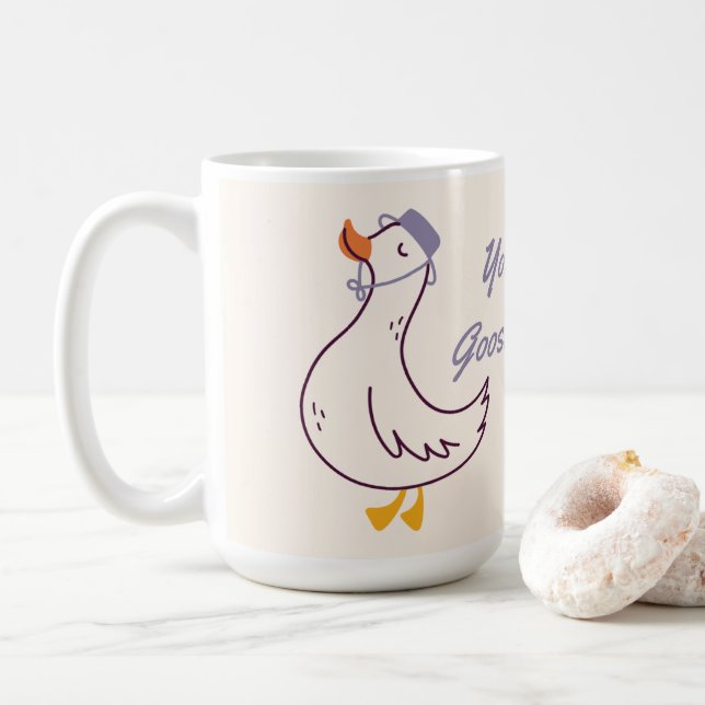 Caneca Você é Gansástico | Caneca de Café com Piad (Com Donut)