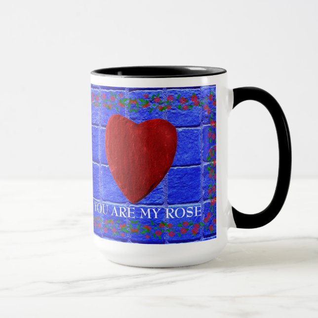 Caneca Você é meu rosa (Direita)