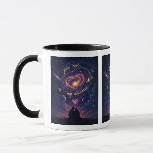Caneca Você É Meu Universo Ilustração do Universo