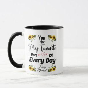 Caneca Você é minha parte favorita de todos os dias Signi
