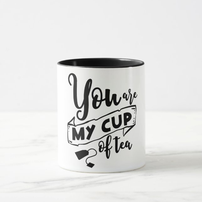 Caneca Você é minha taça de chá-caneca (Centro)