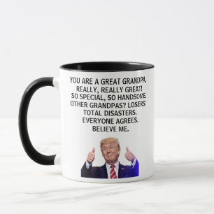 Caneca Você é realmente um vovô Excelente, Trump