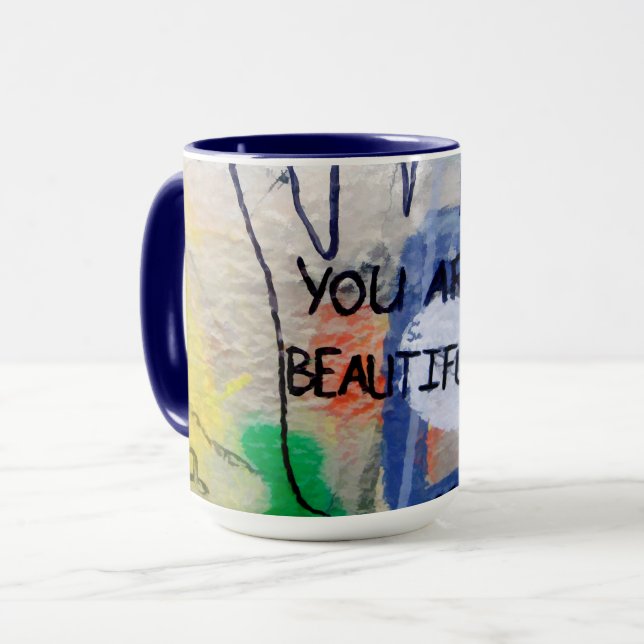 Caneca Você É Um Belo Grafite (Frente Esquerda)