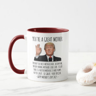 Caneca Você é um Excelente Dia de as mães Engraçado Mãe