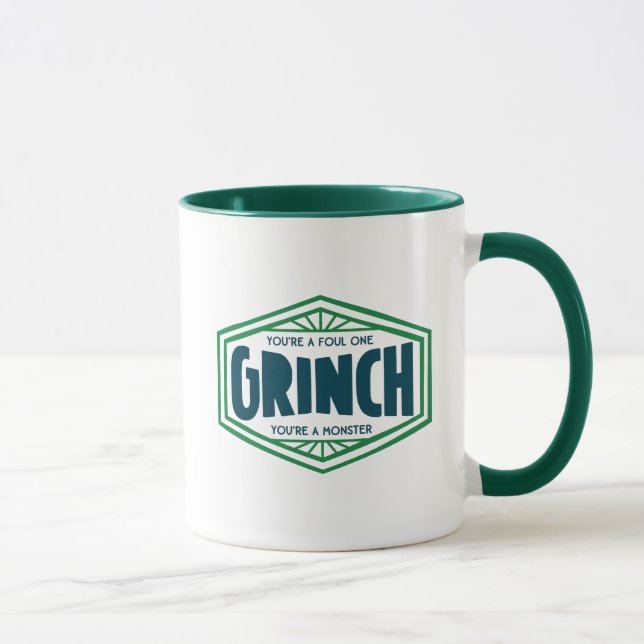 Caneca Você é um Grinch Repulsivo (Direita)