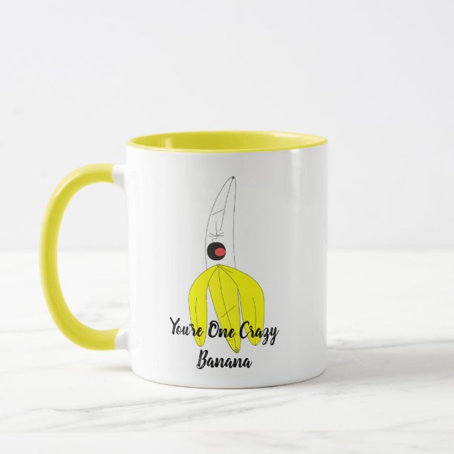 Caneca Você é uma banana louca (Esquerda)