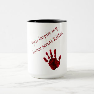 Caneca Você inspira o meu serial killer interno