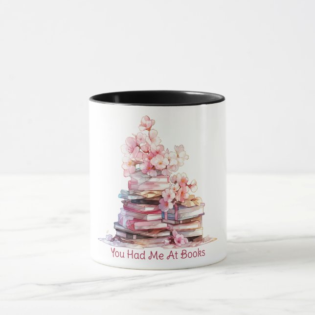 Caneca Você Me Conquistou Com Livros (Centro)