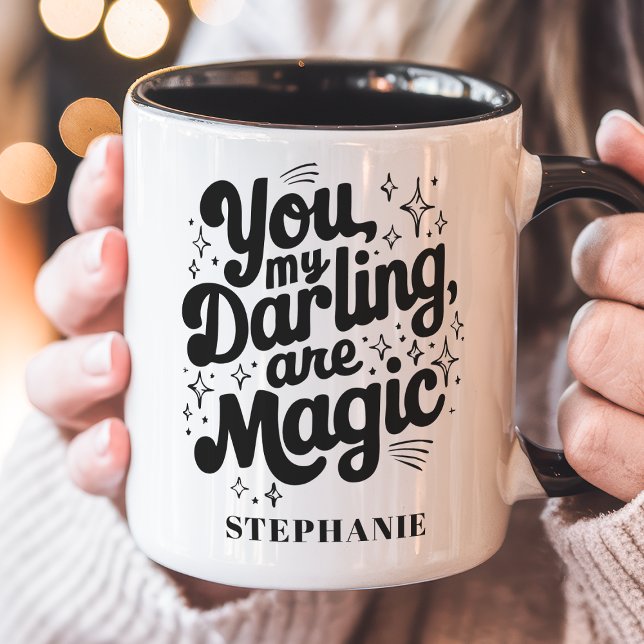 Caneca Você Me Querida É Mágica Nome Personalizado (Criador carregado)