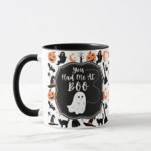 Você Me Teve No Boo Halloween Mug