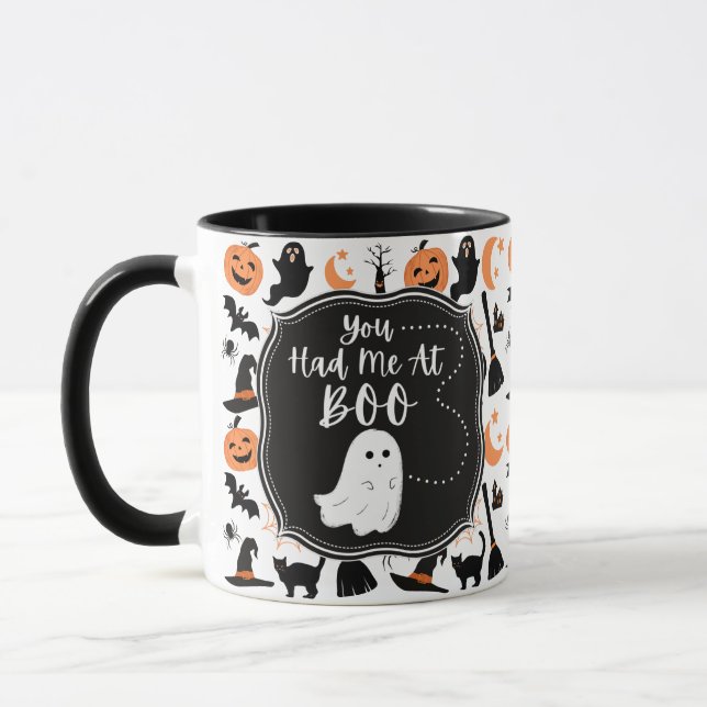 Caneca Você Me Teve No Boo Halloween Mug (Esquerda)