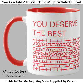 Caneca Você Merece Melhor Terapeuta Piada Engraçada Palav