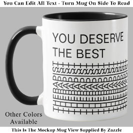 Caneca Você Merece Melhor Terapeuta Piada Engraçada Palav