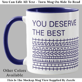 Caneca Você Merece Melhor Terapeuta Piada Engraçada Palav