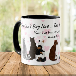 Caneca Você não pode Comprar amar o resgate de gatos