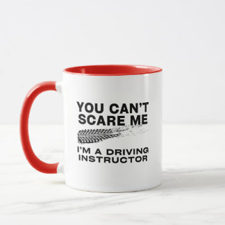 Caneca Você não pode me assustar, eu sou instrutor