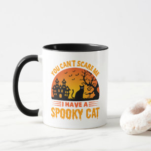 Caneca Você Não Pode Me Assustar Eu Tenho Um Gato Assusta