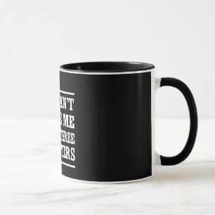 Caneca Você não pode susto mim mim ter três filhas