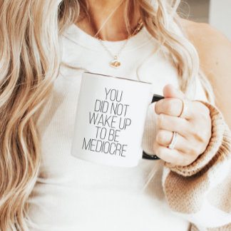 Caneca Você Não Se Acordar Como Tipografia Média