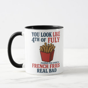 Caneca Você Parece Que O Dia 4 De Julho Me Faz Querer Um