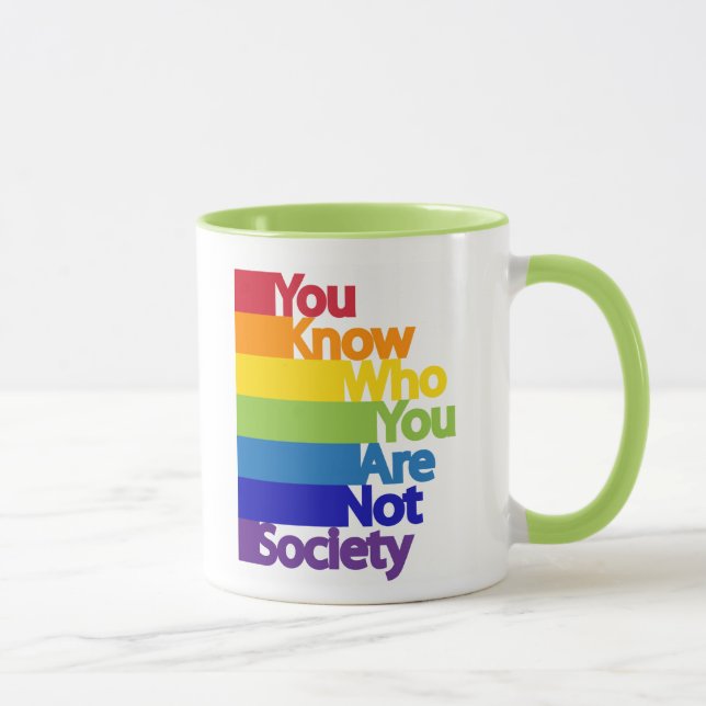 Caneca Você Sabe Quem Você Não É Sociedade (Direita)