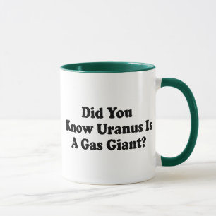Caneca Você Sabia que Urano é um Gigante Gasoso? - Humor 